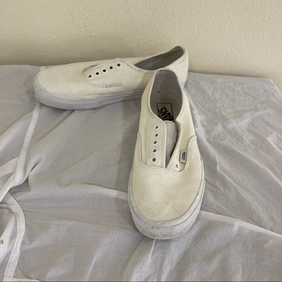 Vans White skateboard Boat casual Shoes Size 9 - Picture 4 of 16